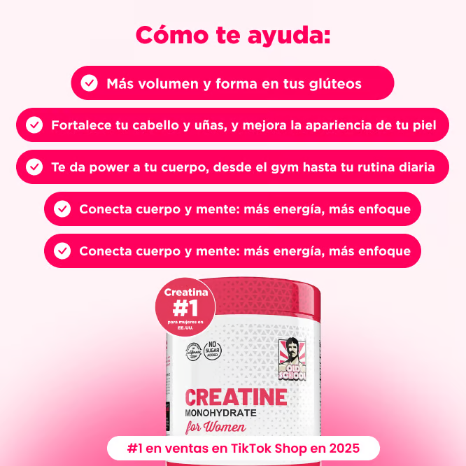 Blinko - Monohidrato de creatina para mujeres
