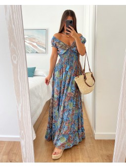 Amalia – Vestido Étnico Elegante