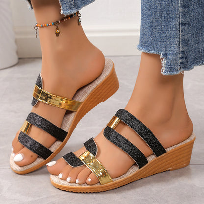Isabel – Sandalia con Cuña Elegante