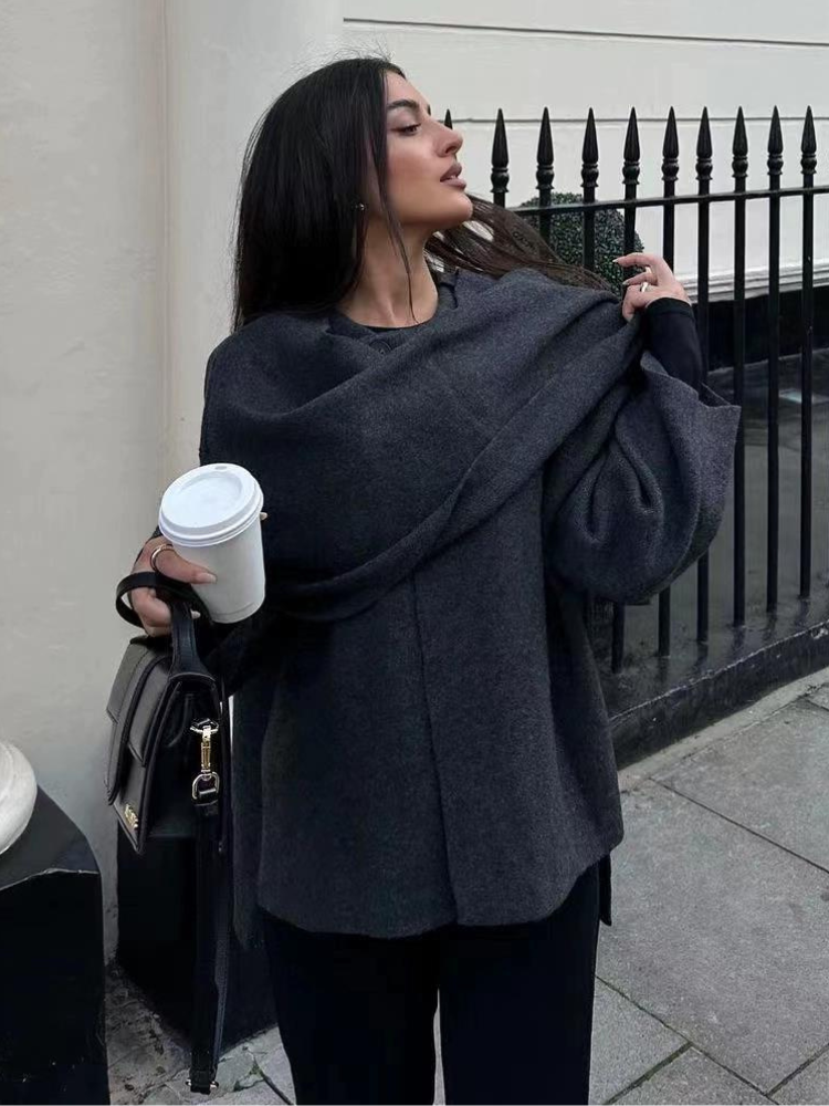 Jade™ - Chaqueta con bufanda