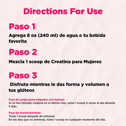 Blinko - Monohidrato de creatina para mujeres