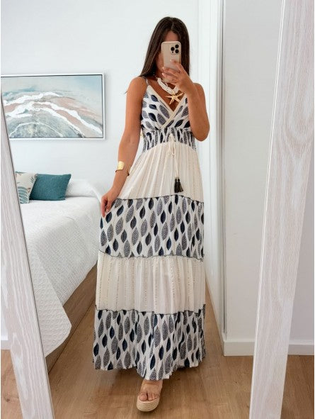 Nadia – Vestido Étnico Elegante