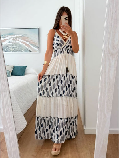 Nadia – Vestido Étnico Elegante